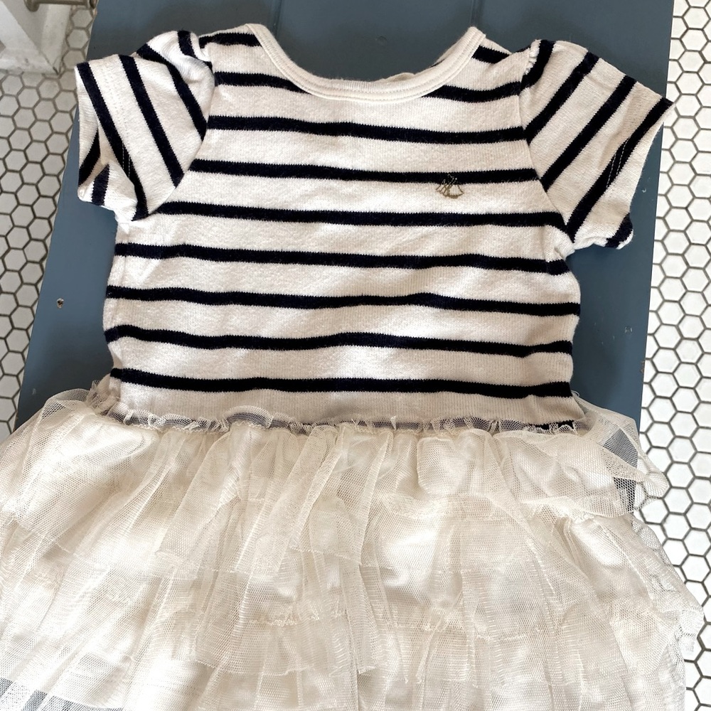 Petit Bateau ruffle shirt